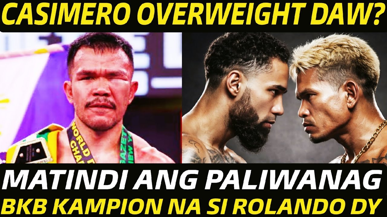 CASIMERO OVERWEIGHT DAW? BARENUCKLE CHAMPION MAY MATINDING BANAT 