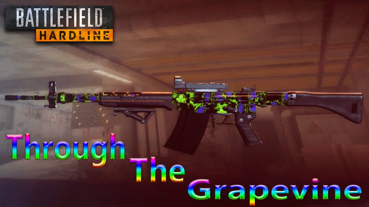How to Make Through The Grapevine Camo Battlefield Hardline Gun Bench Tutorial
