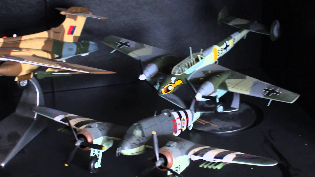 Diecast aircraft collection