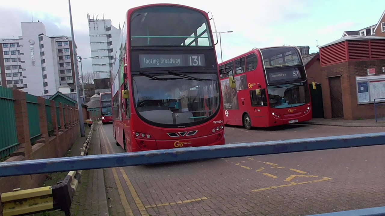 131 Full London Bus Route: Kingston - Tooting Broadway Go Ahead Part 2