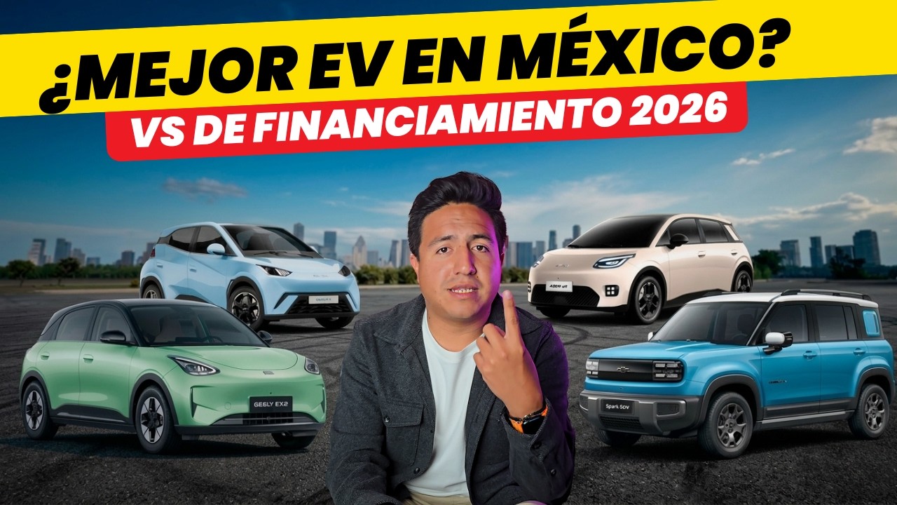 ¿CUÁL es el AUTO ELÉCTRICO MÁS BARATO DE MÉXICO? VS de FINANCIAMIENTO ¿BYD, GAC, Geely o Chevrolet?