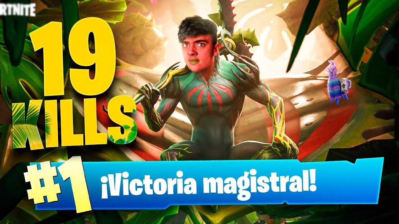 EPIC VICTORIA CON LA NUEVA SKIN LEGENDARIA *CARNÍVORO* en FORTNITE: Battle Royale!! - Agustin51