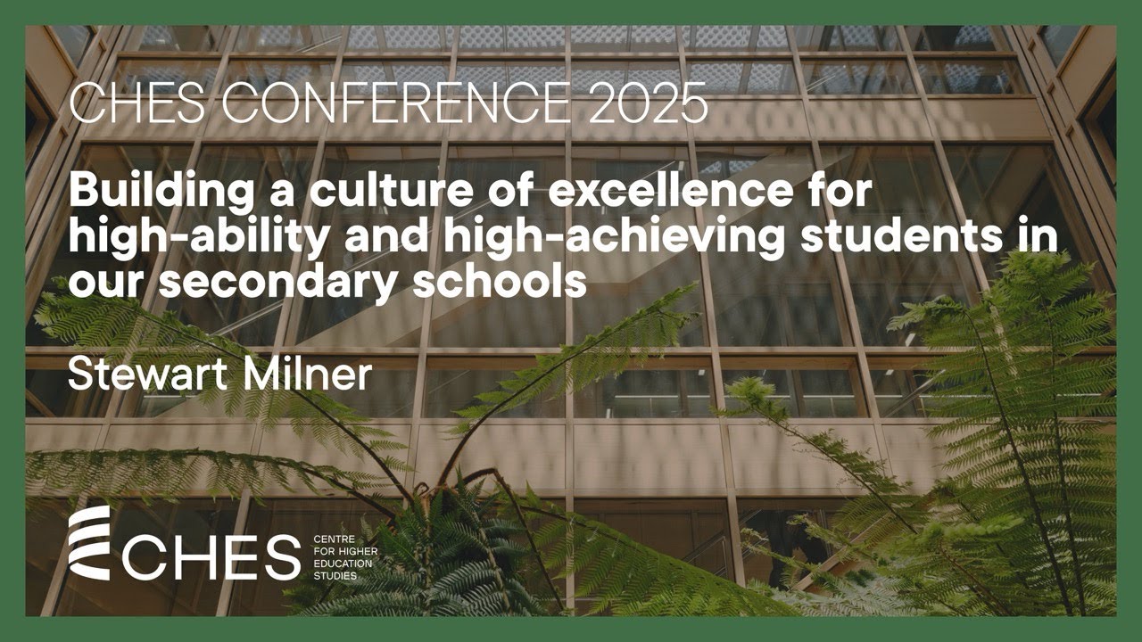 Building a culture of excellence for high ability and high achieving students in our secondary schoo