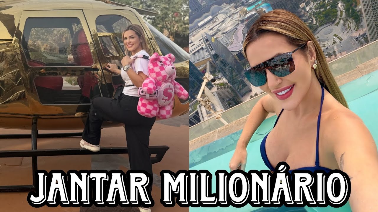 DEOLANE BEZERRA VISITA O RESTAURANTE MAIS CARO DE DUBAI 