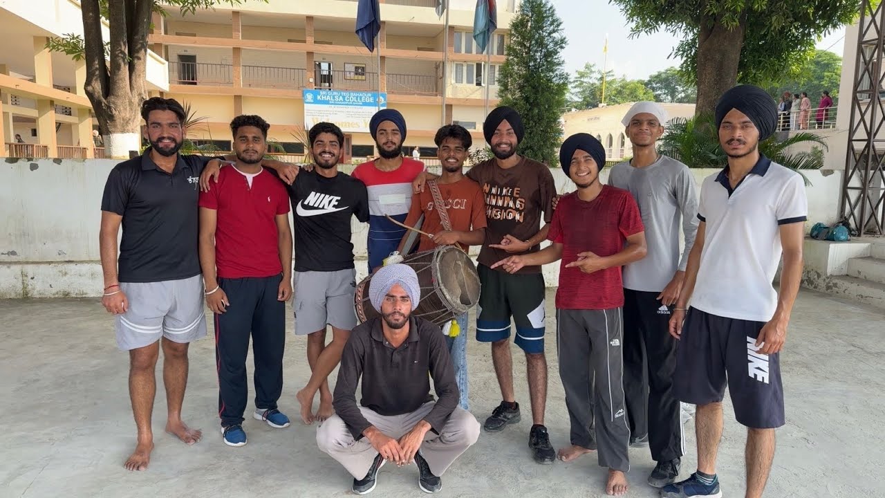 SGTB KHALSA COLLEGE ANANDPUR SAHIB BHANGRA WINNER 🥇🏆 | FINAL REHARSAL 💪🏻