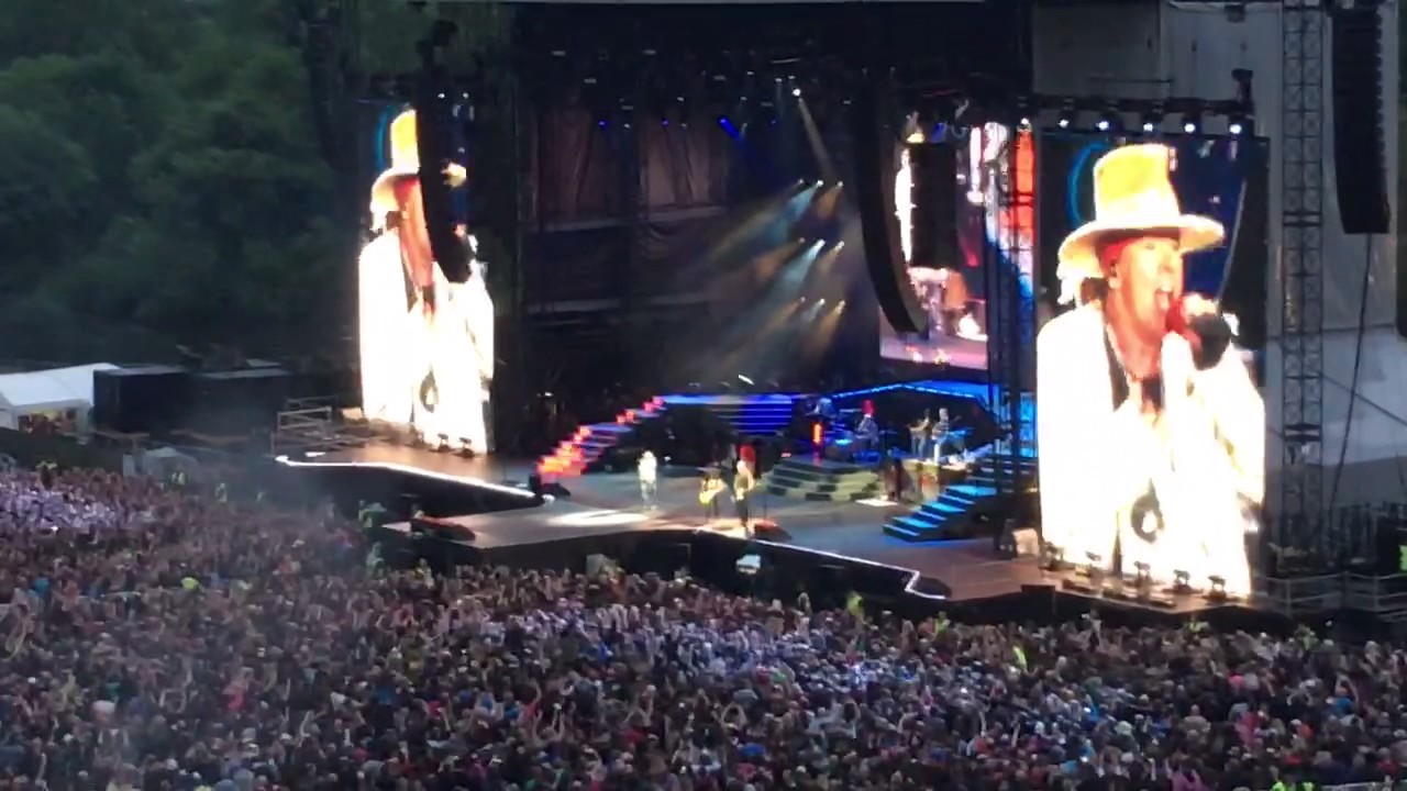 Sweet child Of Mine Guns N Roses, 2017 Slane