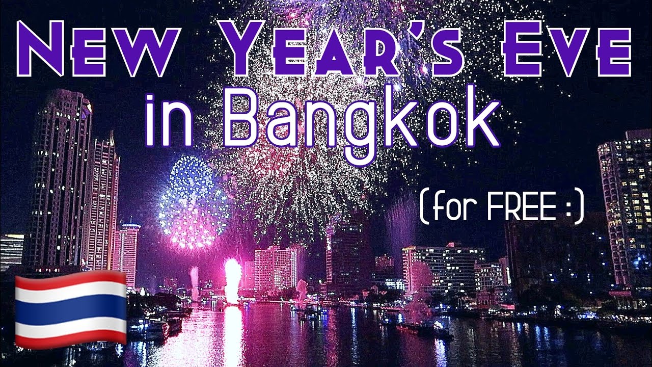 New Year's Eve fireworks in Bangkok • Best spot on the river! • ICONSIAM • Thailand 🇹🇭