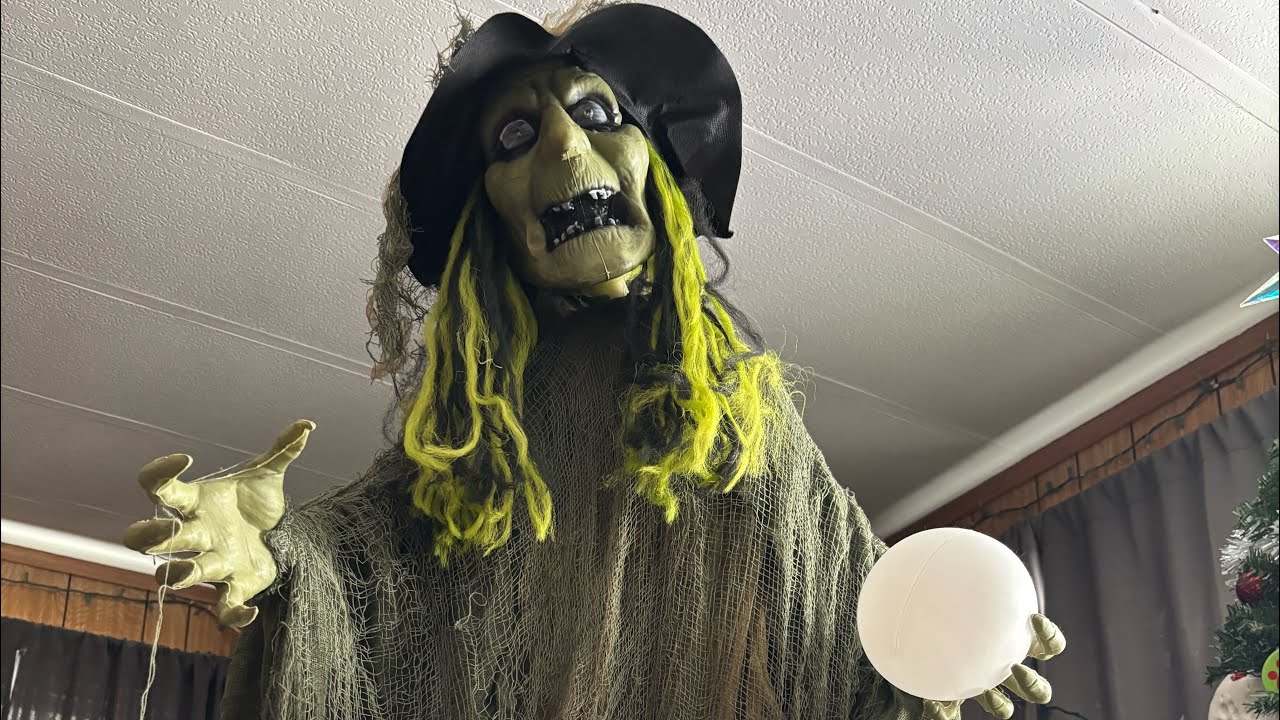 6ft Talking Witch Animatronic UNBOXING! | Haunted Hill Farm Witch from Lowe’s 