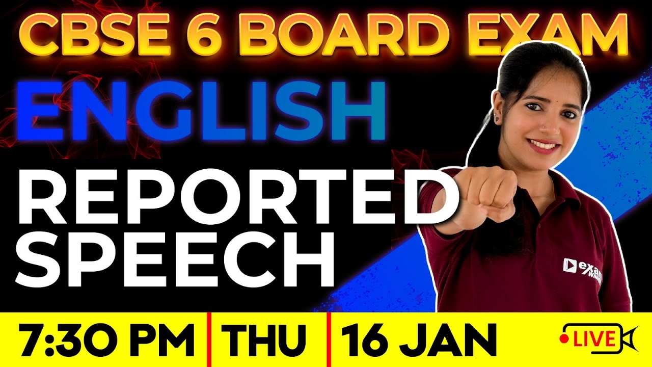 CBSE Class 6 English | Reported Speech | Exam Winner