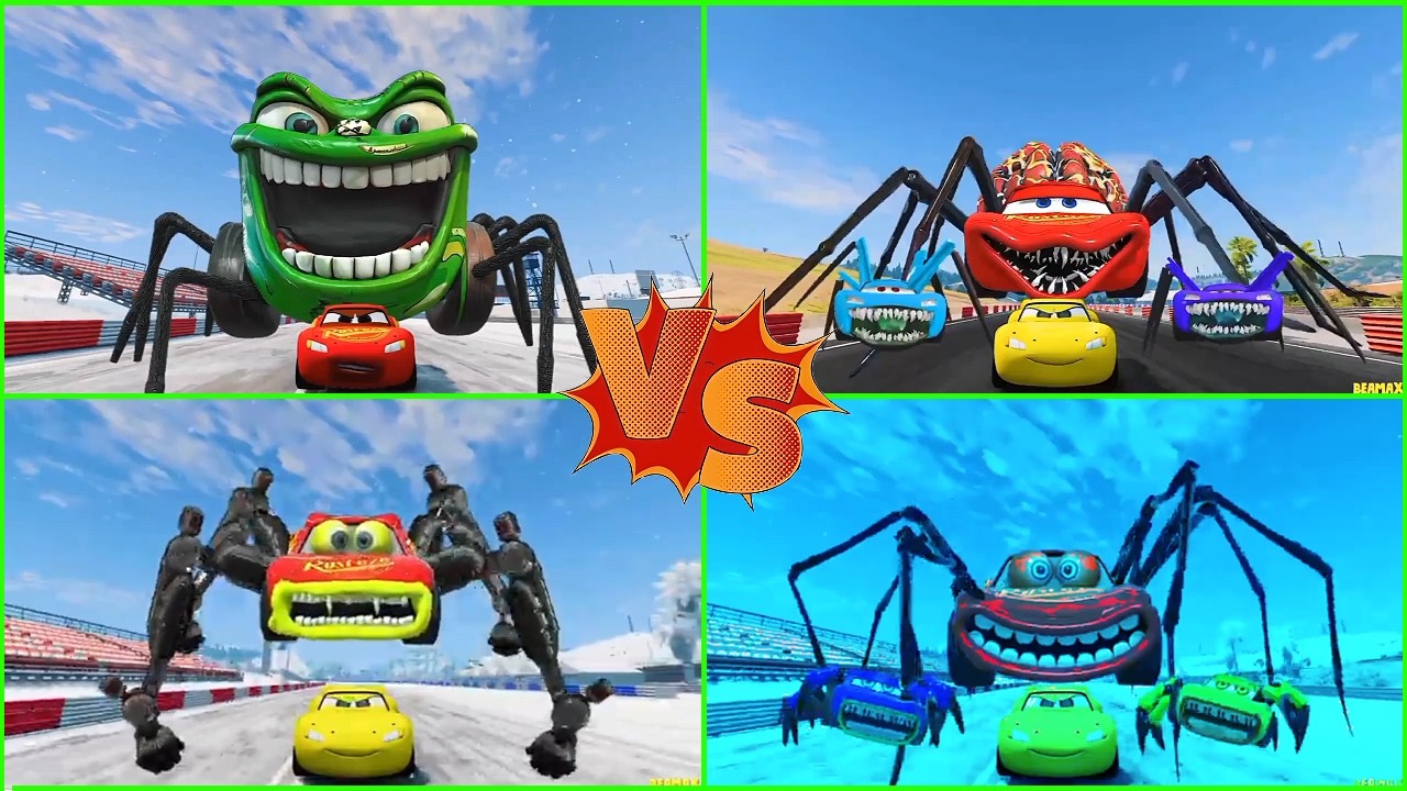 ULTIMATE CAR BATTLE! 🚗🔥 McQueen Eater vs Mega Monster Trucks | GTA 5 FIGHT
