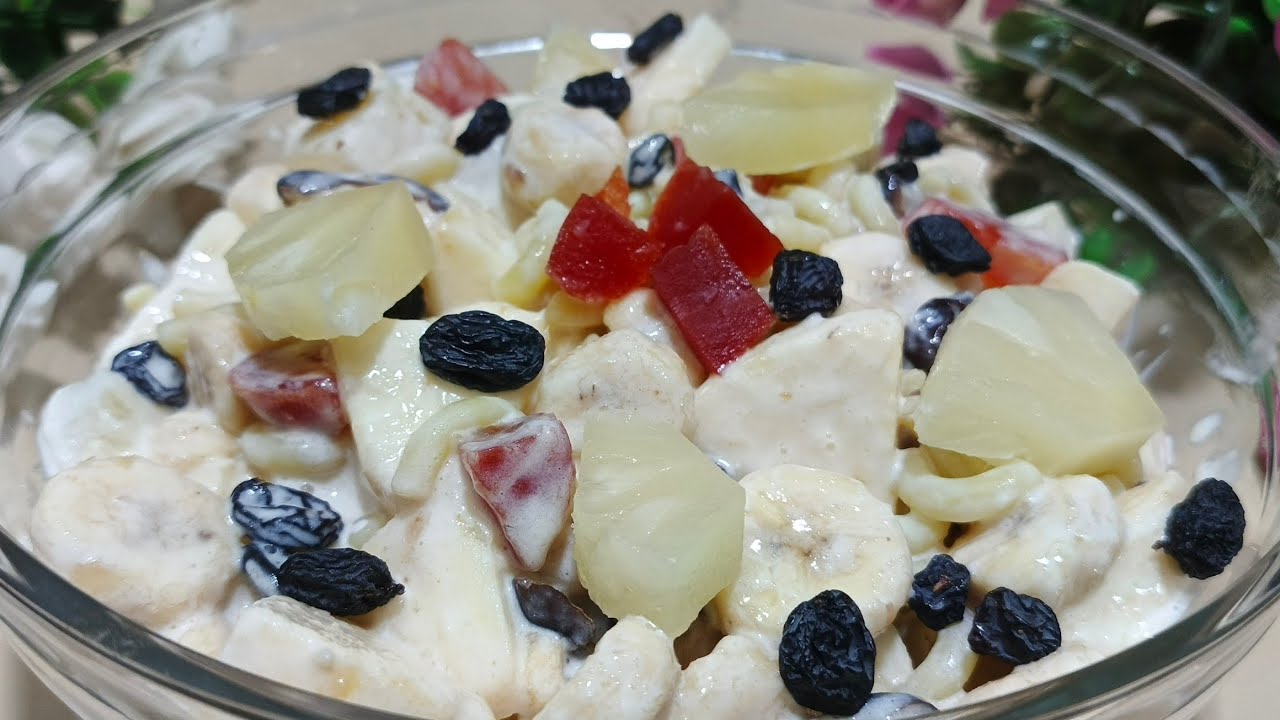 Creamy Fruit Chaat recipe by Faiqa Foods | how to make cream fruit chaat | cream fruit chaat Ramadan