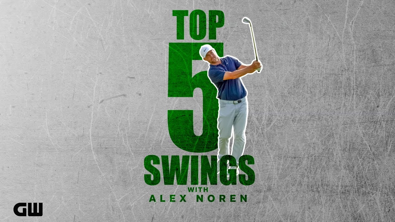 Top 5 Swings | Alex Noren | Golfing World