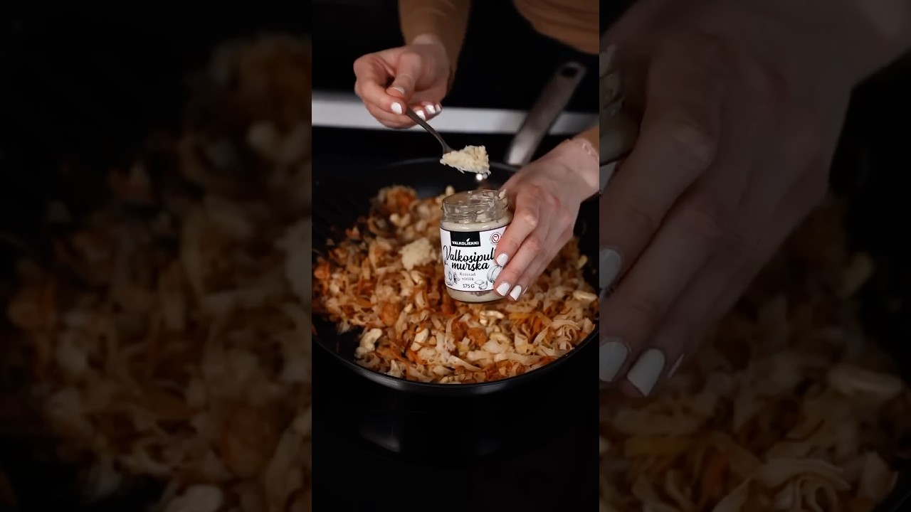 Helppo arkiruoka - valkosipulinen soijawokki😋