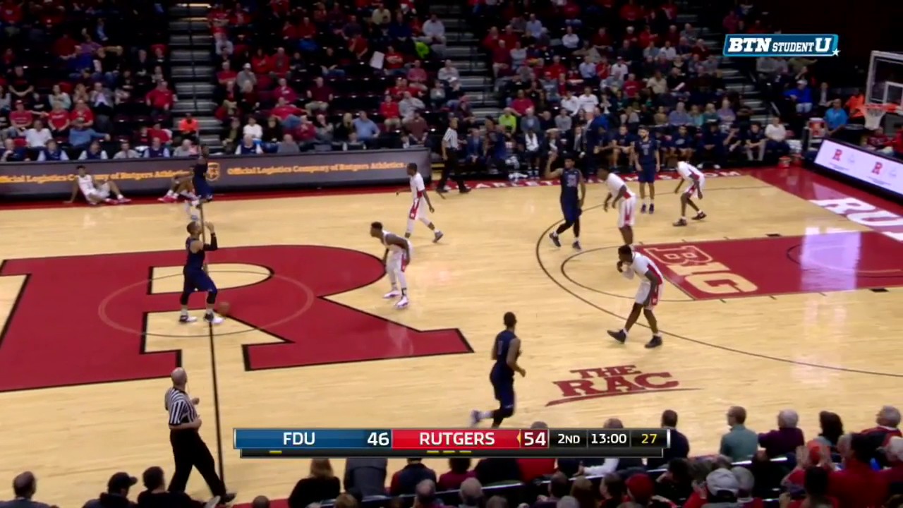 Omoruyi to Doorson for the Dunk vs. Fairleigh Dickinson