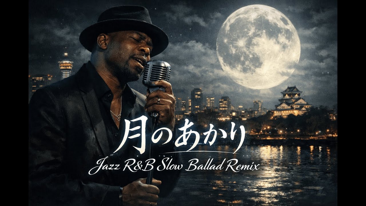 桑名正博「月のあかり」をR&Bジャズで歌ってみた Slow Ballad