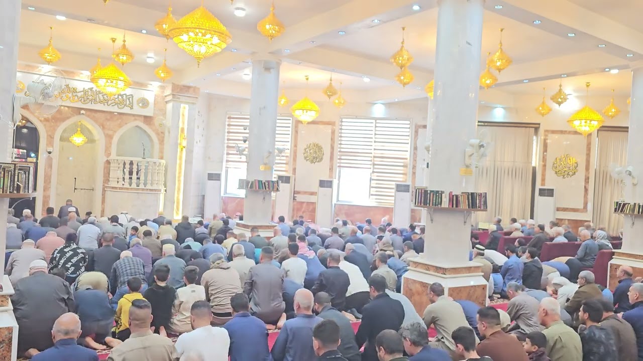 صلاة الجمعة في جامع خالد بن الوليد القارئ محمد العكيدي 2026/2/13