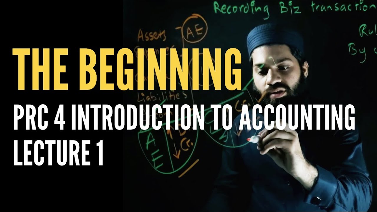 The Beginning | PRC 4 - Lecture 1 | By Sir Daniyal Zahid, ACA