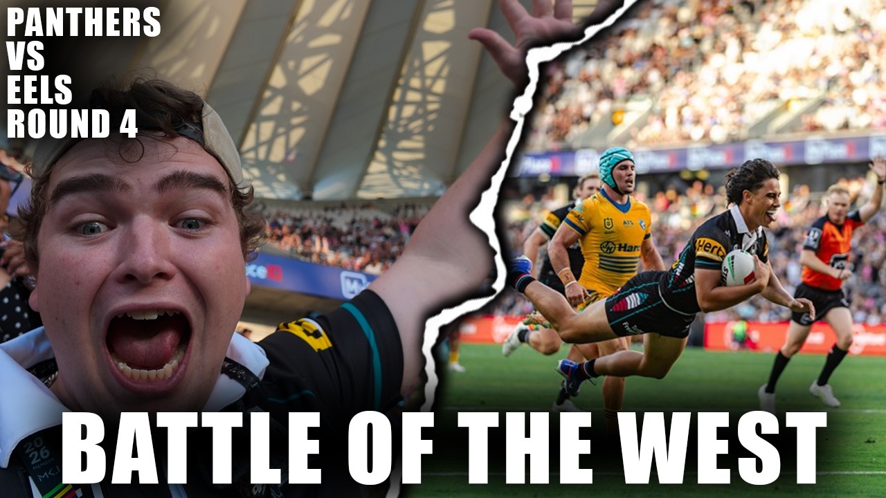 BATTLE OF THE WEST!! | Panthers Vs Eels Round 4 |  Game Day Vlog