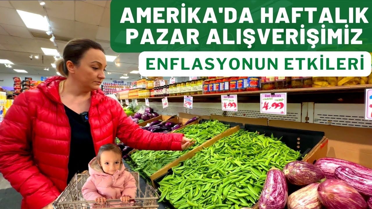 Amerika'da Haftalık Pazar Masrafı Ne KadarTutar? ~45