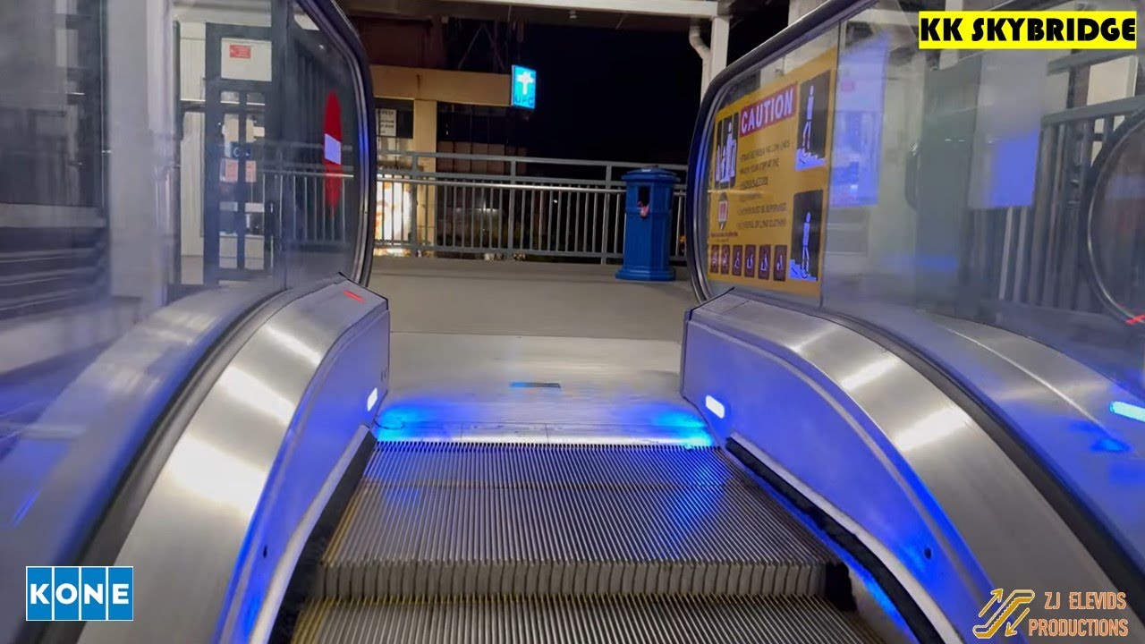 Another 2 KONE Escalators at KK Skybridge, Kota Kinabalu, Sabah, Malaysia. (Nearby Star City Mall)