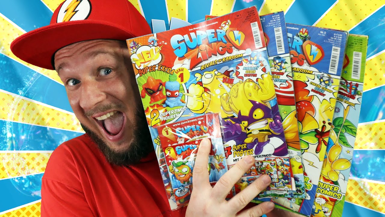 SuperZings 😱🔥 ZEITSCHRIFTEN Unboxing Ausgabe 1 2 3 4 | Deutsch