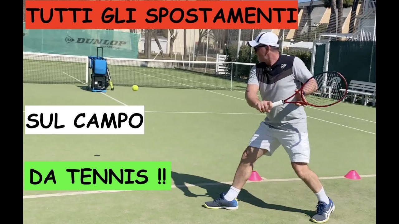 Tutto quello che vuoi sapere sugli spostamenti sul campo da tennis!!!