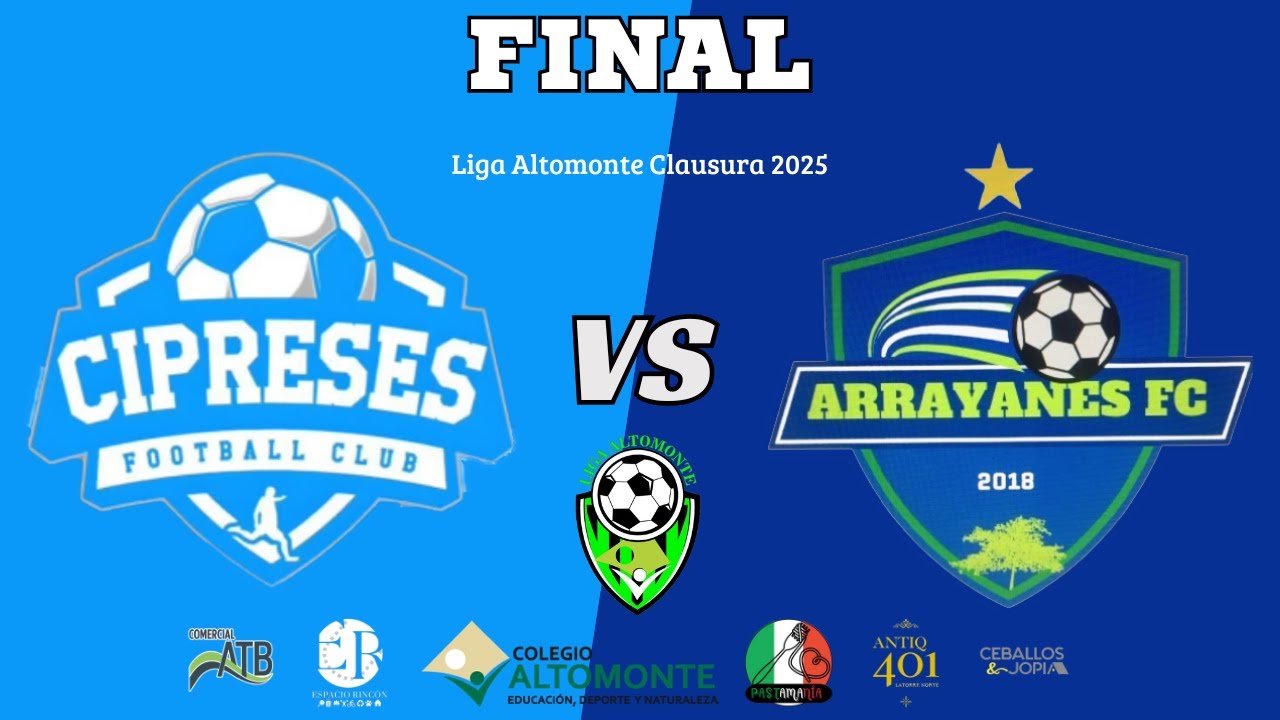 Cipreses F.C. (VS) Arrayanes F.C. [1er Lugar] Clausura 2025