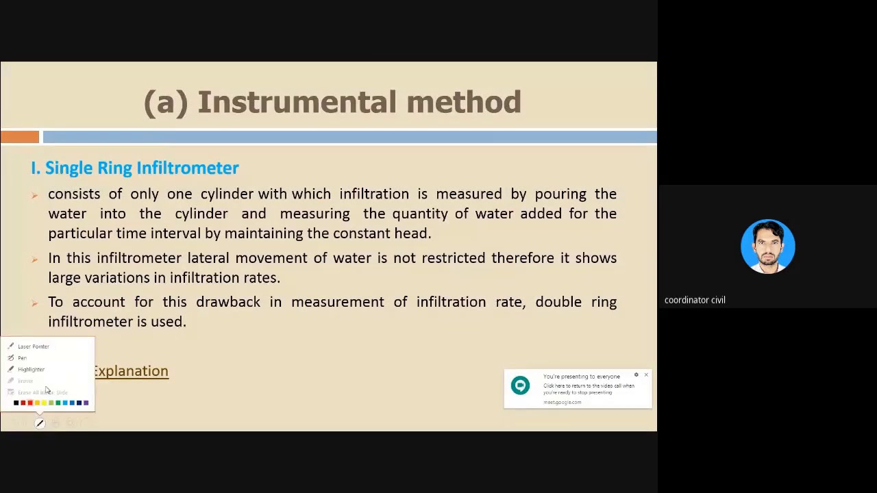 Lecture 10 Measurement of Infiltration
