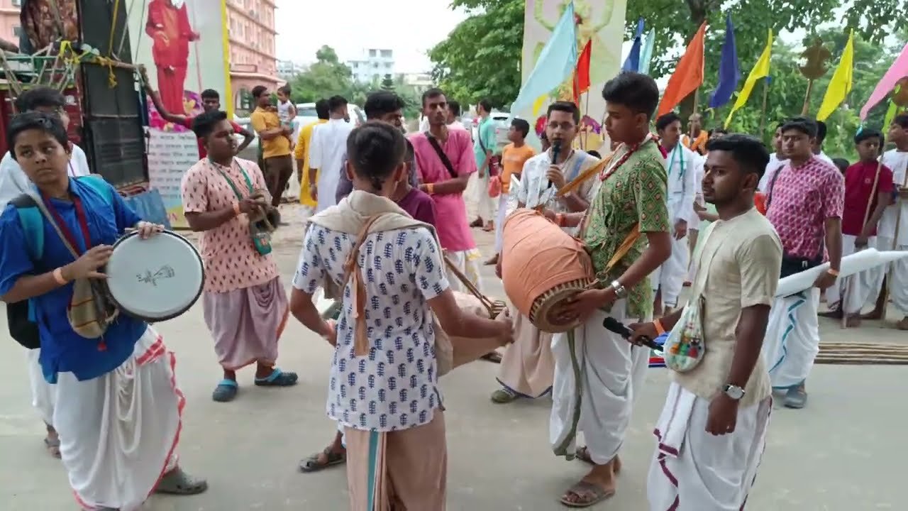 12 June 2023, Iskcon Mayapur parikrama with Jagrata Chatra samaj, awesome..