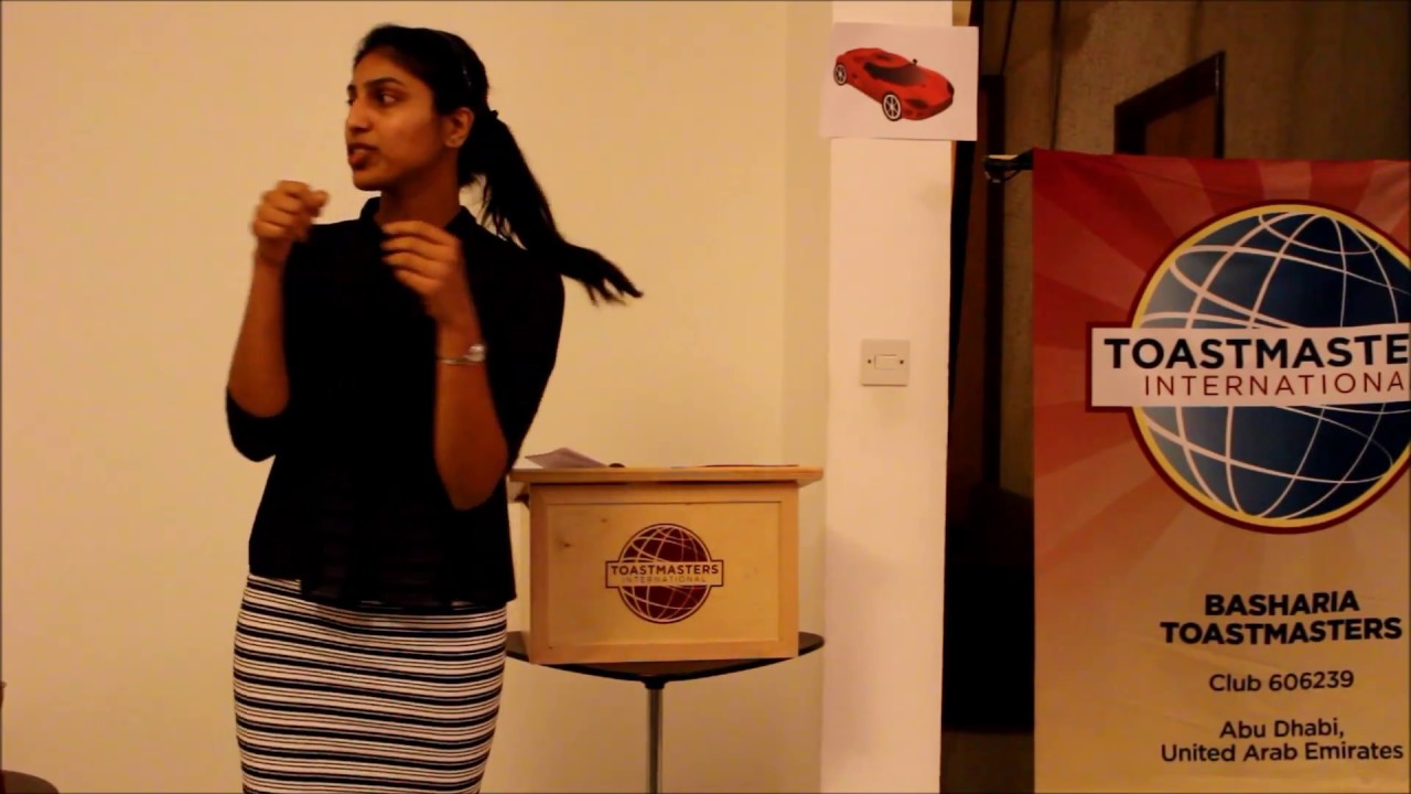 TM Stacey, Speech 1: Ice Breaker, Basharia Toastmasters AD