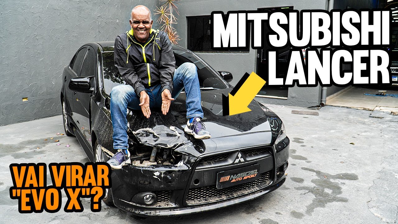MITSUBISHI LANCER DEU JEITO? 😰TRANSFORMAMOS EM EVO X?