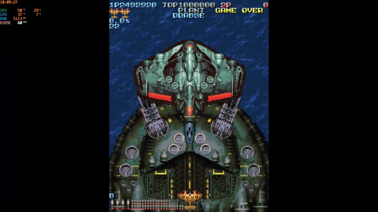 battle garegga 1cc (rank enabled, no slowdown)