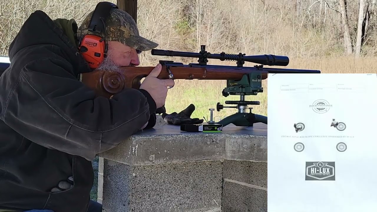 Какая катастрофа!! Винчестер 52b с телескопом Malcolm Scope @Dayattherange @HiLuxInc Challenge