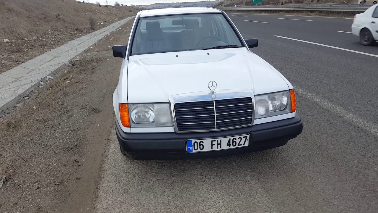 1987 W124 300D TEST (orjinal contanın önemi)