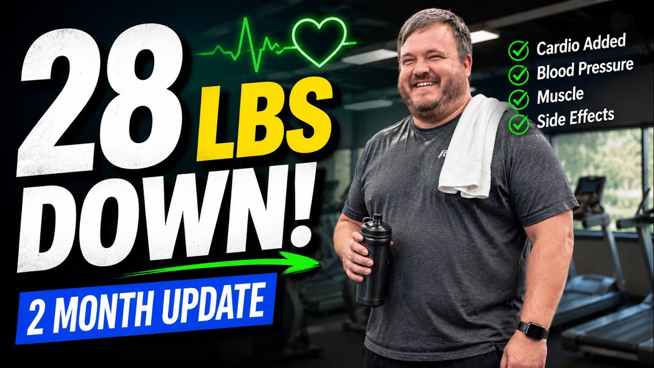 2 Month Tirzepatide Update | 28 Pounds Lost | Cardio Added | Blood Pressure, Muscle, Side Effects