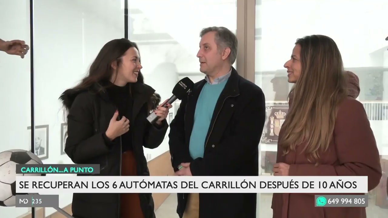 El carrillón de Plaza Mayor vuelve a lucir 10 años después