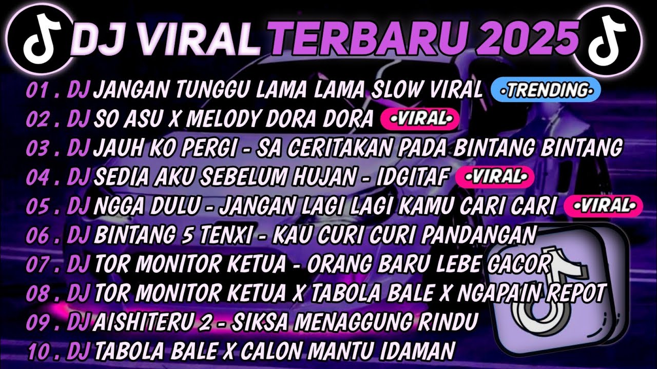 DJ TIKTOK TERBARU 2025🎵DJ JANGAN TUNGGU LAMA LAMA🎵DJ SO ASU X MELODY DORA DORA || FULL ALBUM 