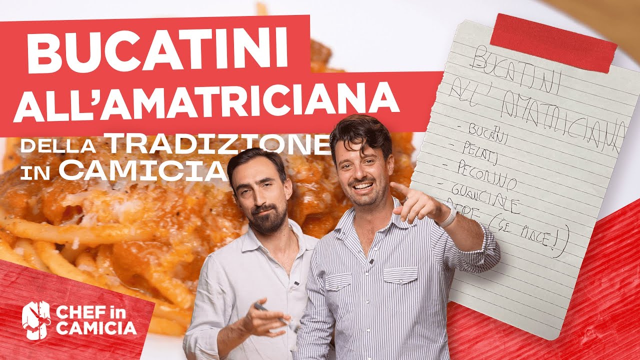 La ricetta della vera pasta all'Amatriciana | La Tradizione in Camicia - EP:3 | CHEF in CAMICIA