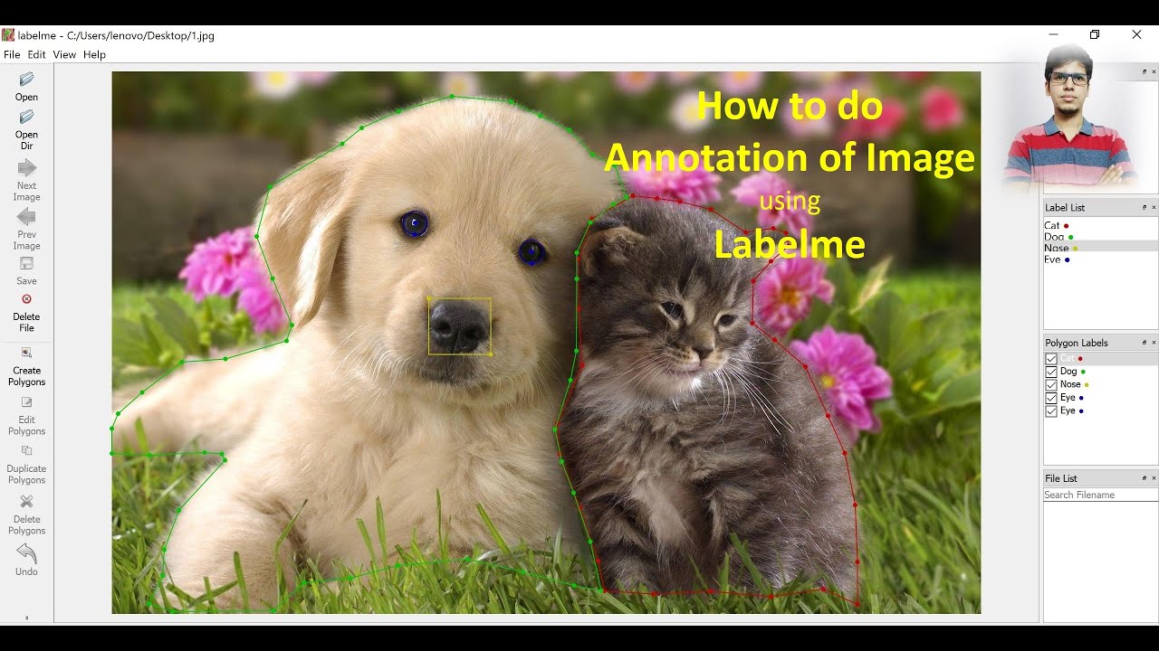 How to install and do Annotation of Images using Labelme (Easy, Simple & Flexible)