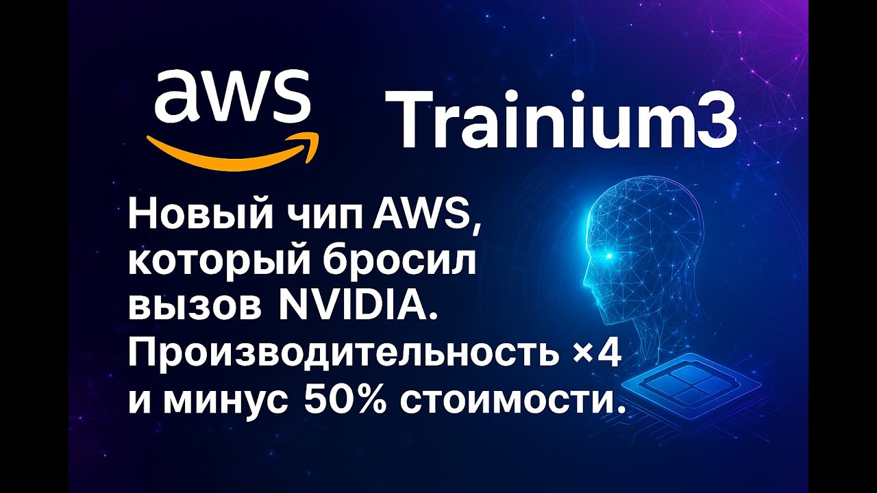 Trainium3: Новый Чип AWS, Который Бросил Вызов NVIDIA. Производительность &times;4 и Минус 50% Стоимости.