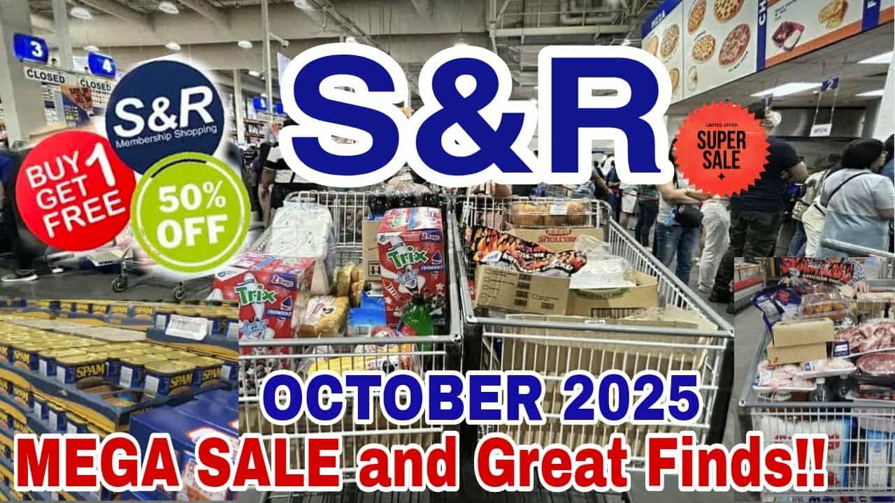 S&R 🇵🇭OCTOBER | PART 2 | BUY 1 GET 1 FREE MEGA SALE | UPDATE | PART 2 | SHOPPING TOUR | #Len TV Vlog