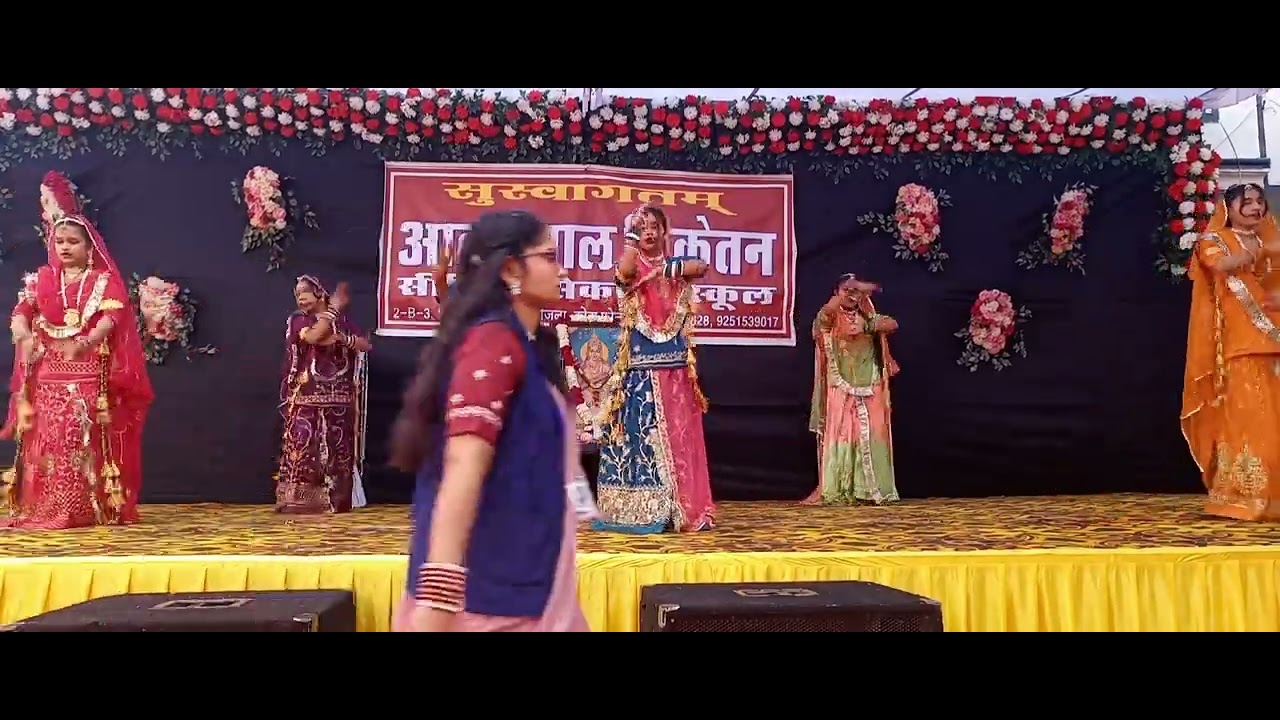 Rajputi dance🚩🧿❤️(ADARSH BAL NIKETAN SR SEC SCHOOL MAHAVEER NAGAR EXTN KOTA Raj.)#dance #rajput 