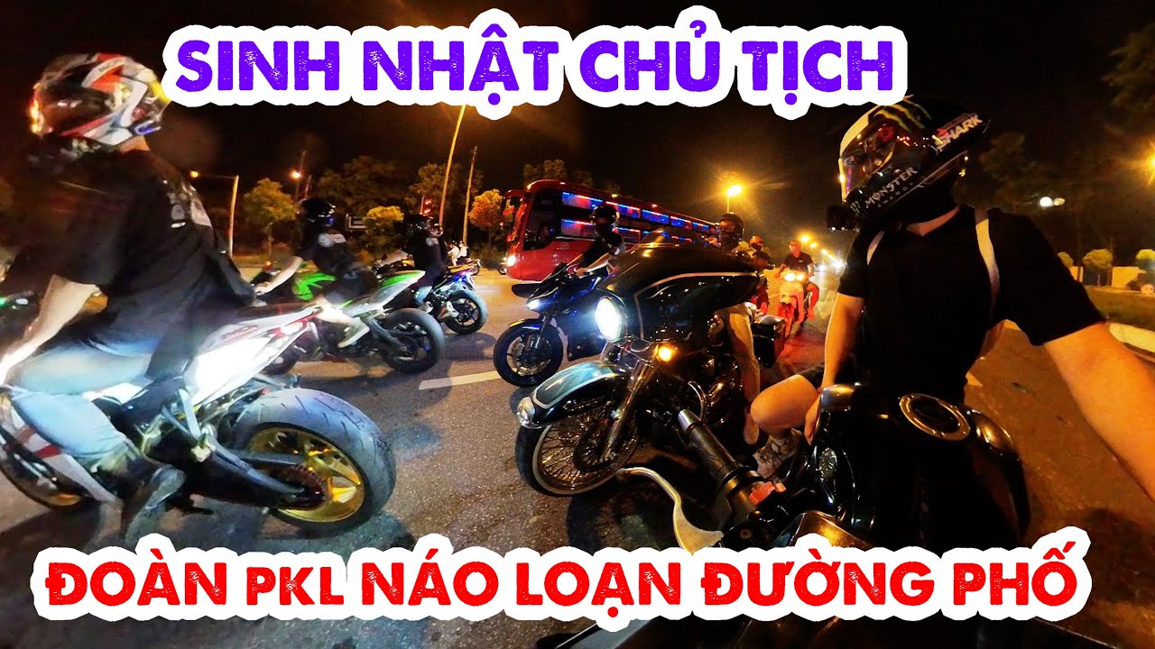 Sinh Nhật 1 Biker Sẽ Ra Sao, Đoàn Moto PKL Náo Loạn Nội Bài Ngày Của Chủ Tịch | ZinVG