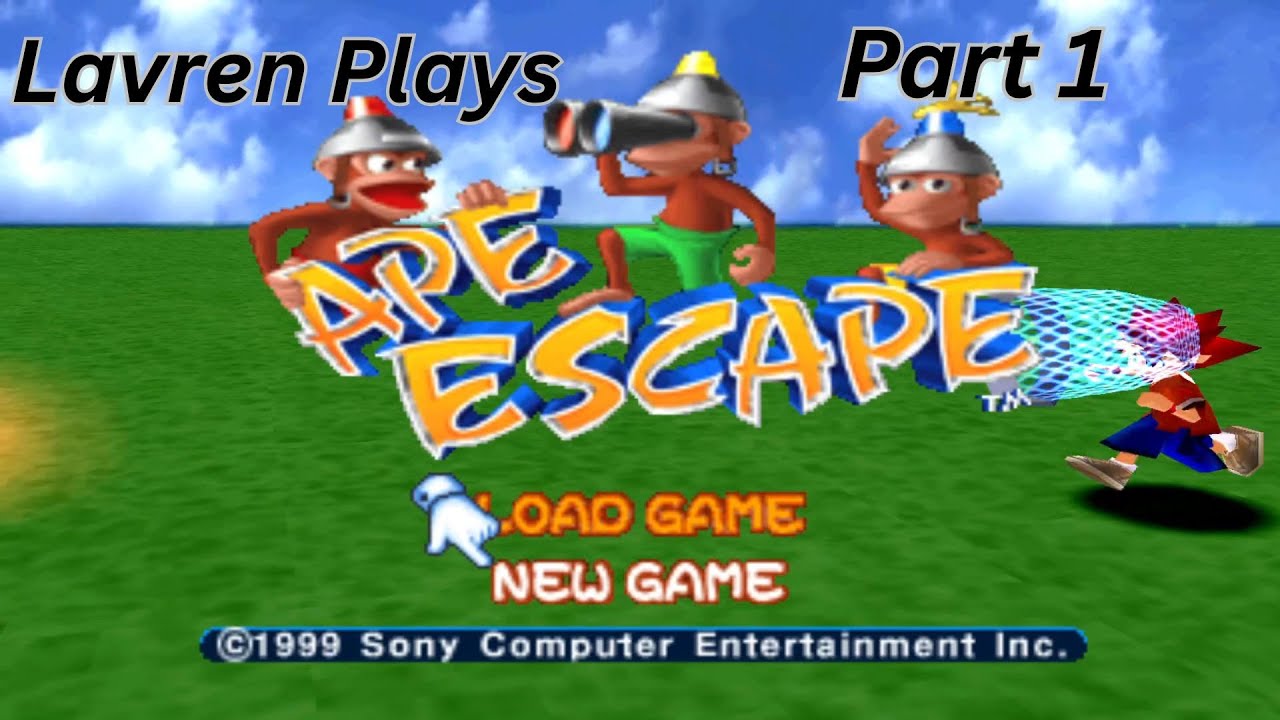 IT'S TIME. TO MONKEY AROUND. | Lavren Plays: Ape Escape (Part 1)