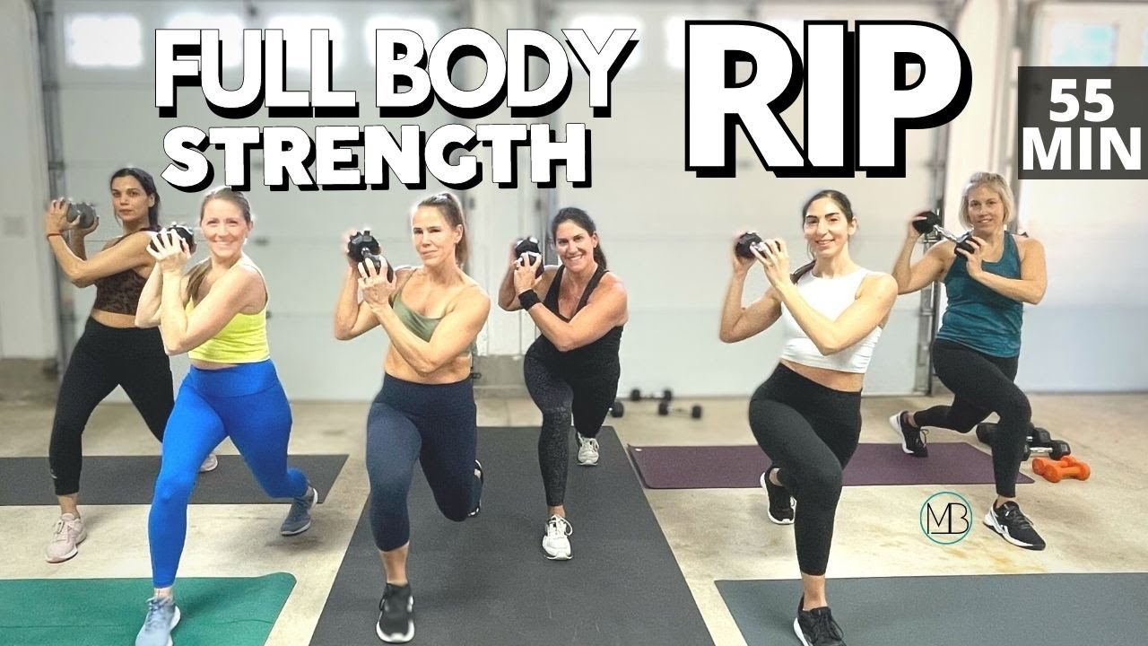 Full Body Strength RIP Workout | Get Lean Toned and Fit Fast | Dumbbell at Home Workout