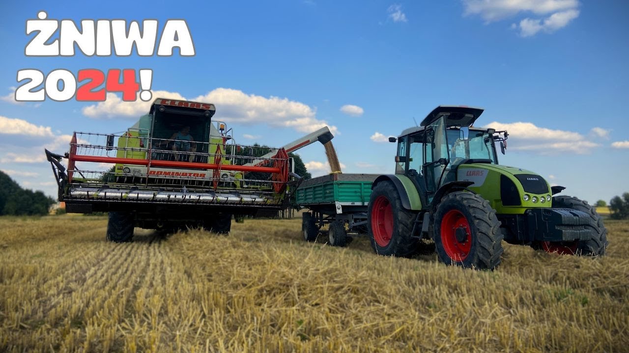 ☆Żniwa 2024 ! Claas Dominator 88 CLASSIC |Zbiór Pszenżyta z CLAASĄ | ☆