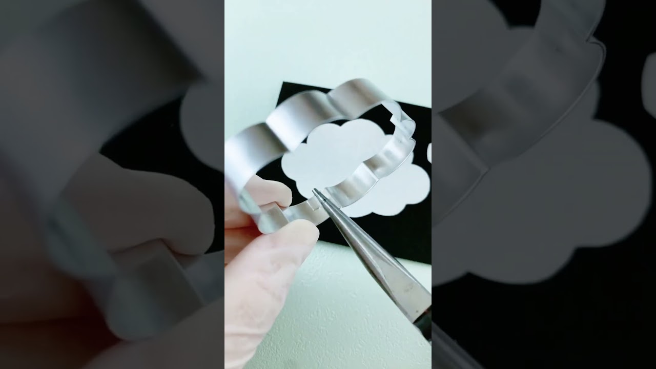 How to DIY Cookie Cutter? DIY Biscuit Cutter #cookiecutter #cookie #cookievideo
