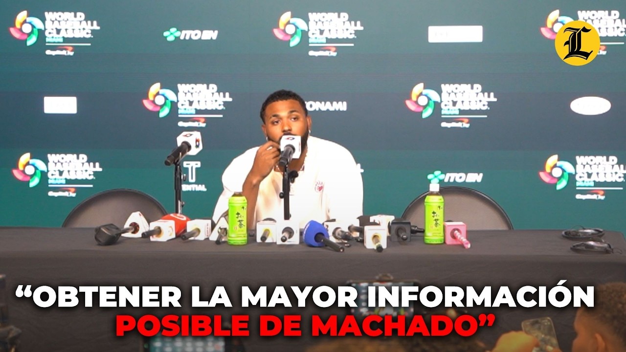 Caminero dice está tratando de obtener la mayor información posible de Machado en estas dos semanas