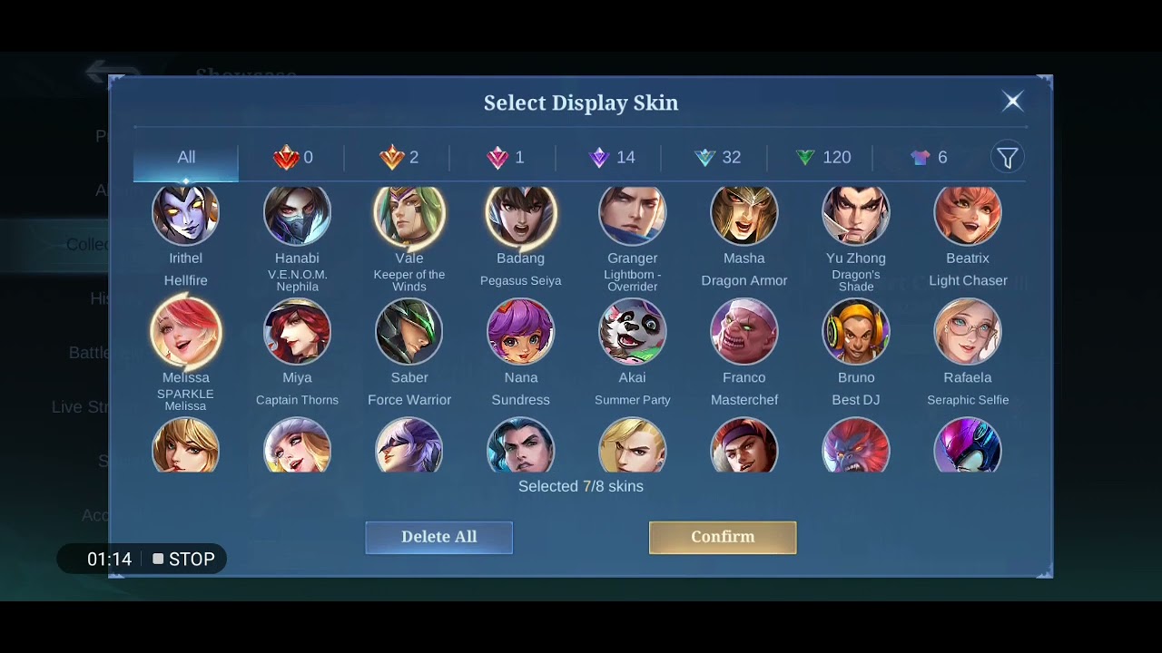 Selling My Account in MLBB