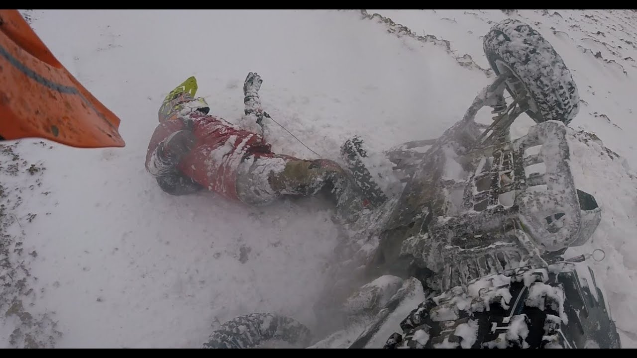 ATV Riders--Zima! ;)--Crashes & Fails--Lucky Star Triton 450-Aeon 300